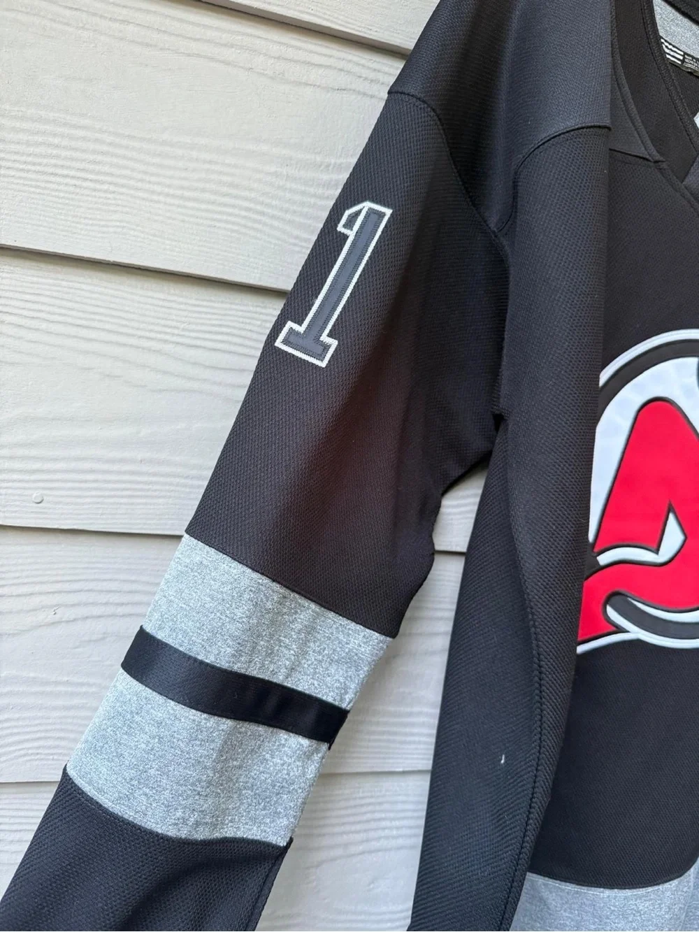 Adidas NHL New Jersey Devils Palmieri jersey in Black & Red